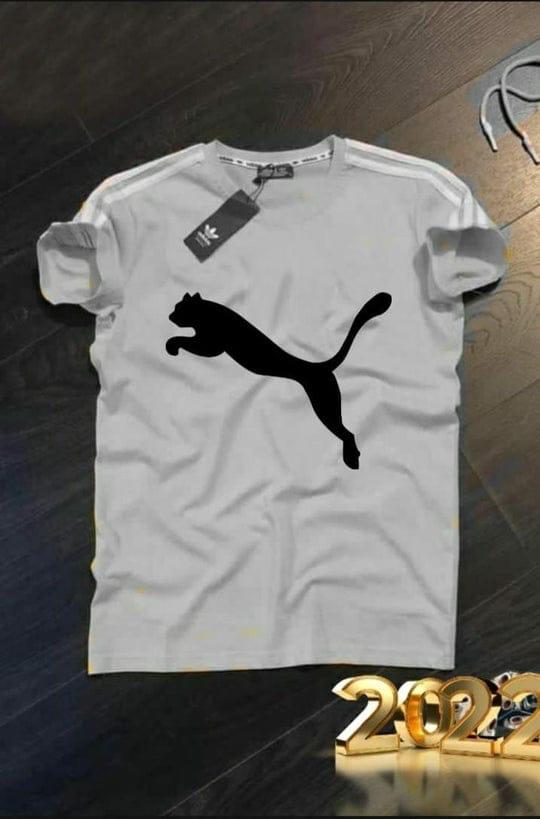 Men's Sport Style Regular Fit White T-Shirt