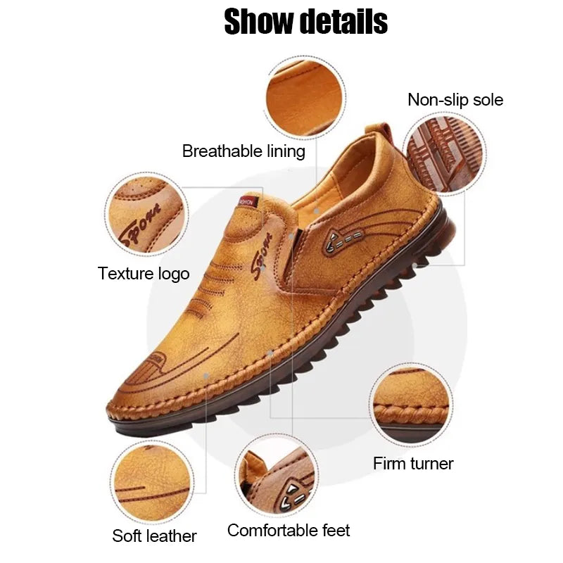 Premium Men's casual leather shoes