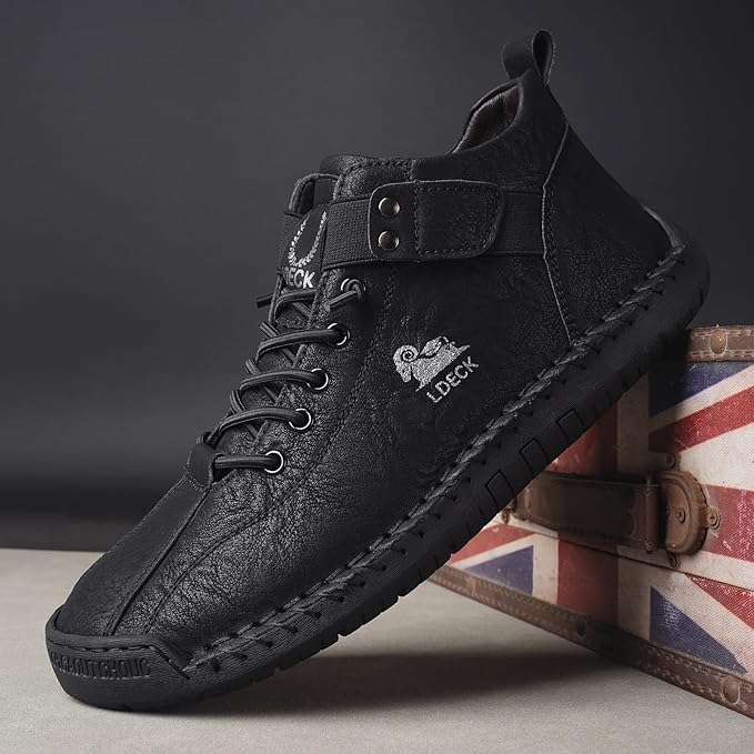 PREMIUM BLACK CASUAL BOOTS FOR MEN