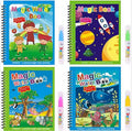 Original Magic Water Coloring Book Set (Pack of 4 books & 4 pens)