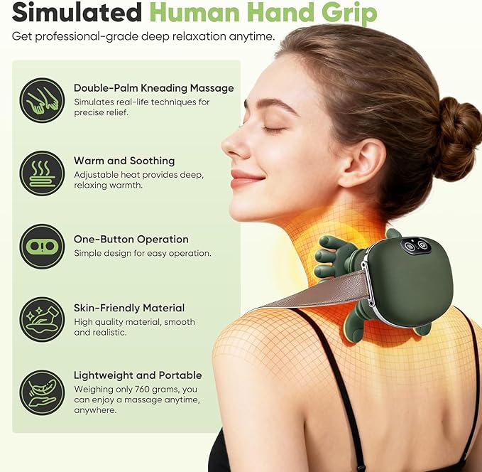 Deep Tissue Back and Neck Heat Massager